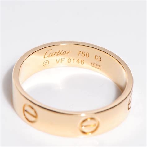 cartier cheapest ring|cartier jewelry 18k gold ring.